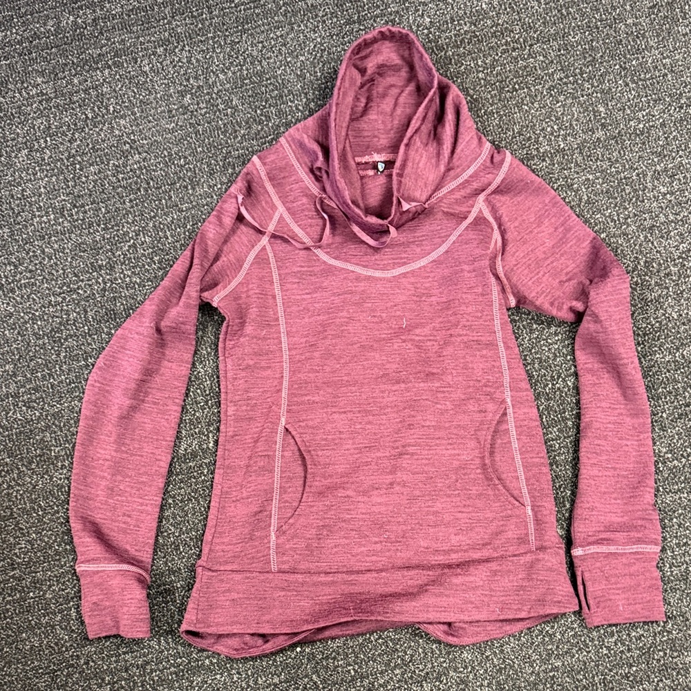 Kuhl Raspberry Cowl Neck Pullover